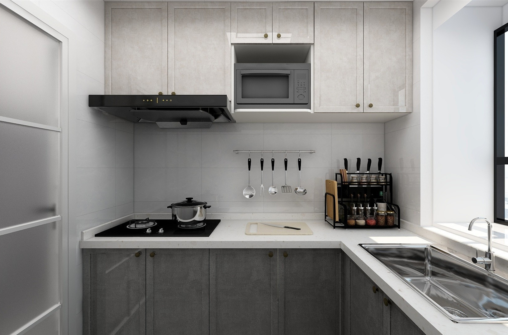 不同格局的厨房功能区如何设计装修