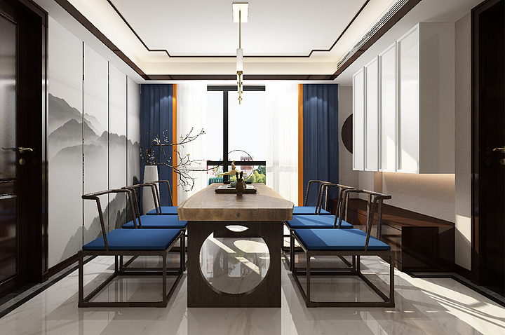 如何打造新中式茶室空间？现代中式茶室设计